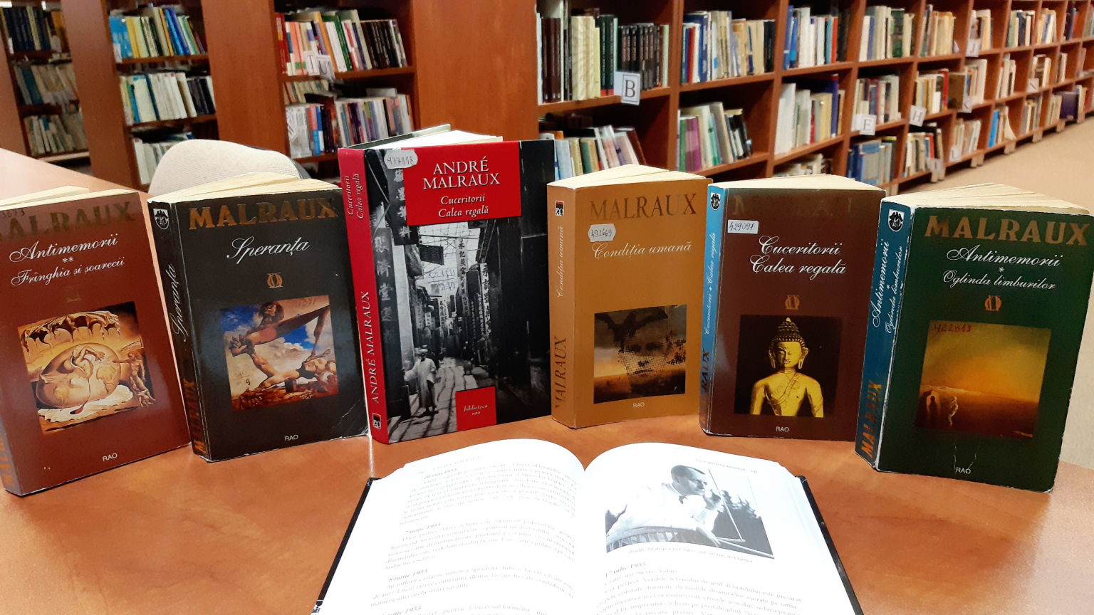 André Malraux  45 de ani de la moarte  Biblioteca Județeană ASTRA Sibiu