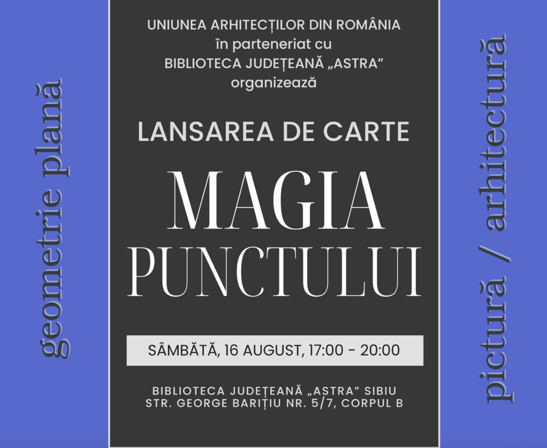 afis lansare "Magia Punctului"